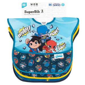 SuperBib® 3 Pack: Super Friends Breakthrough - Bumkins