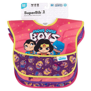 SuperBib® 3 Pack: Super Friends Move Over - Bumkins