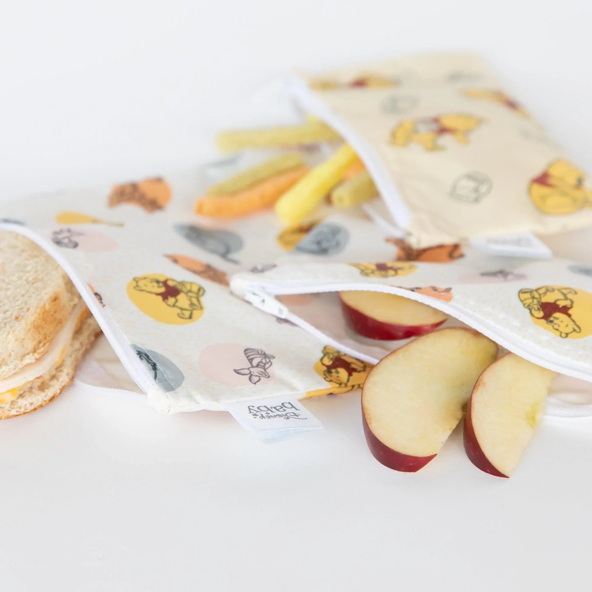 Reusable Snack Bag, 3-Pack: Pooh Bear and Friends - Bumkins