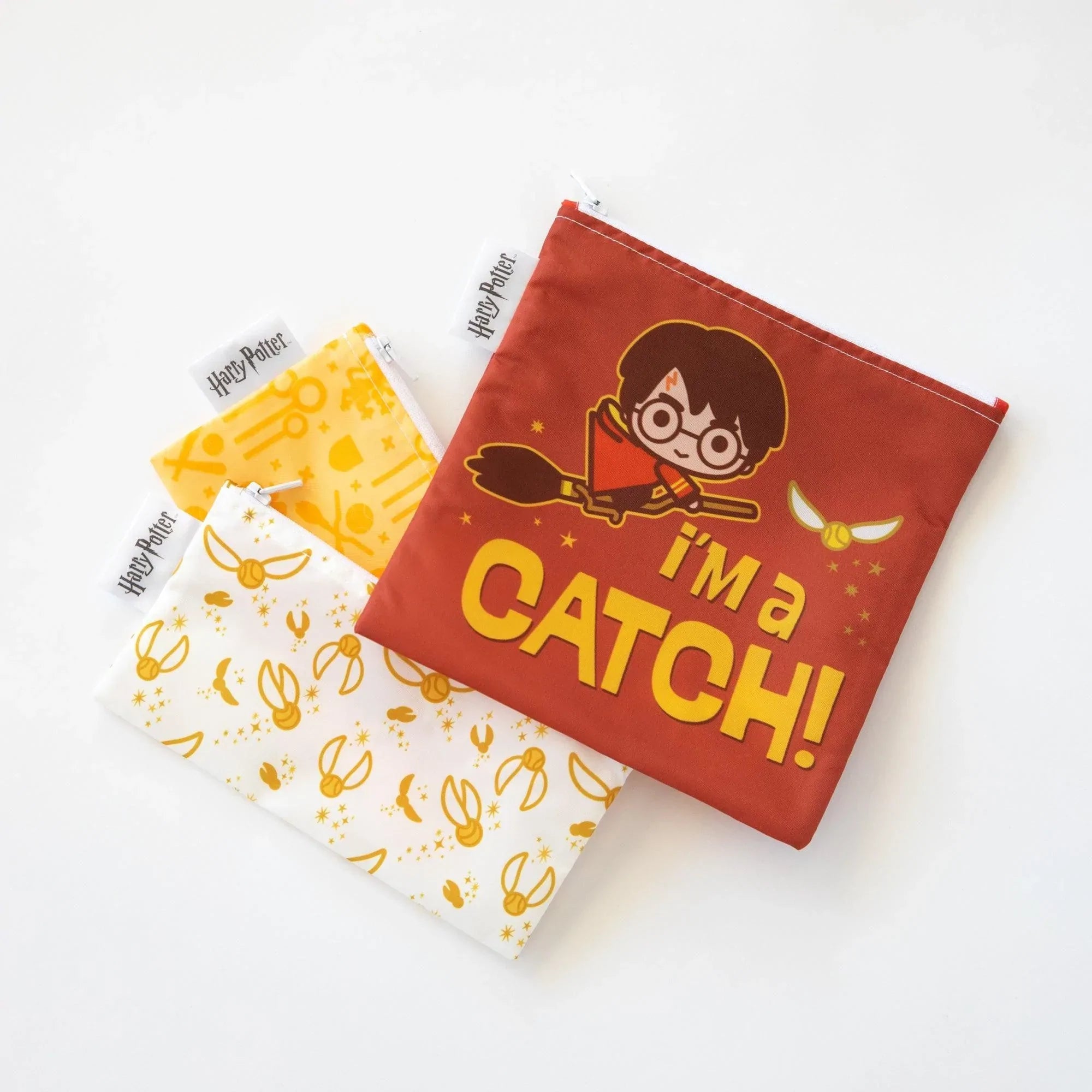 Reusable Snack Bag, 3-Pack: Quidditch™ - Bumkins