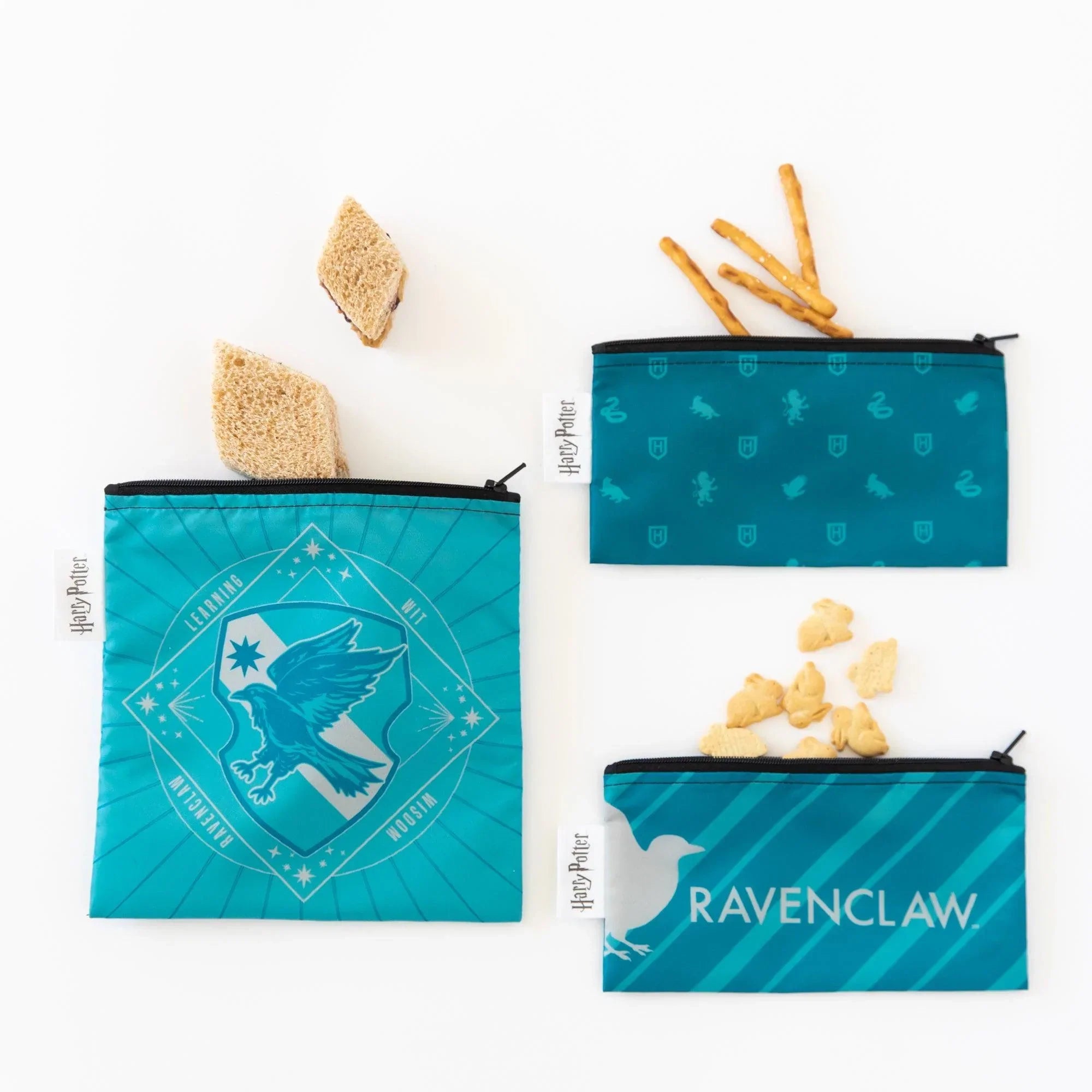 Reusable Snack Bag, 3-Pack: Ravenclaw™ - Bumkins