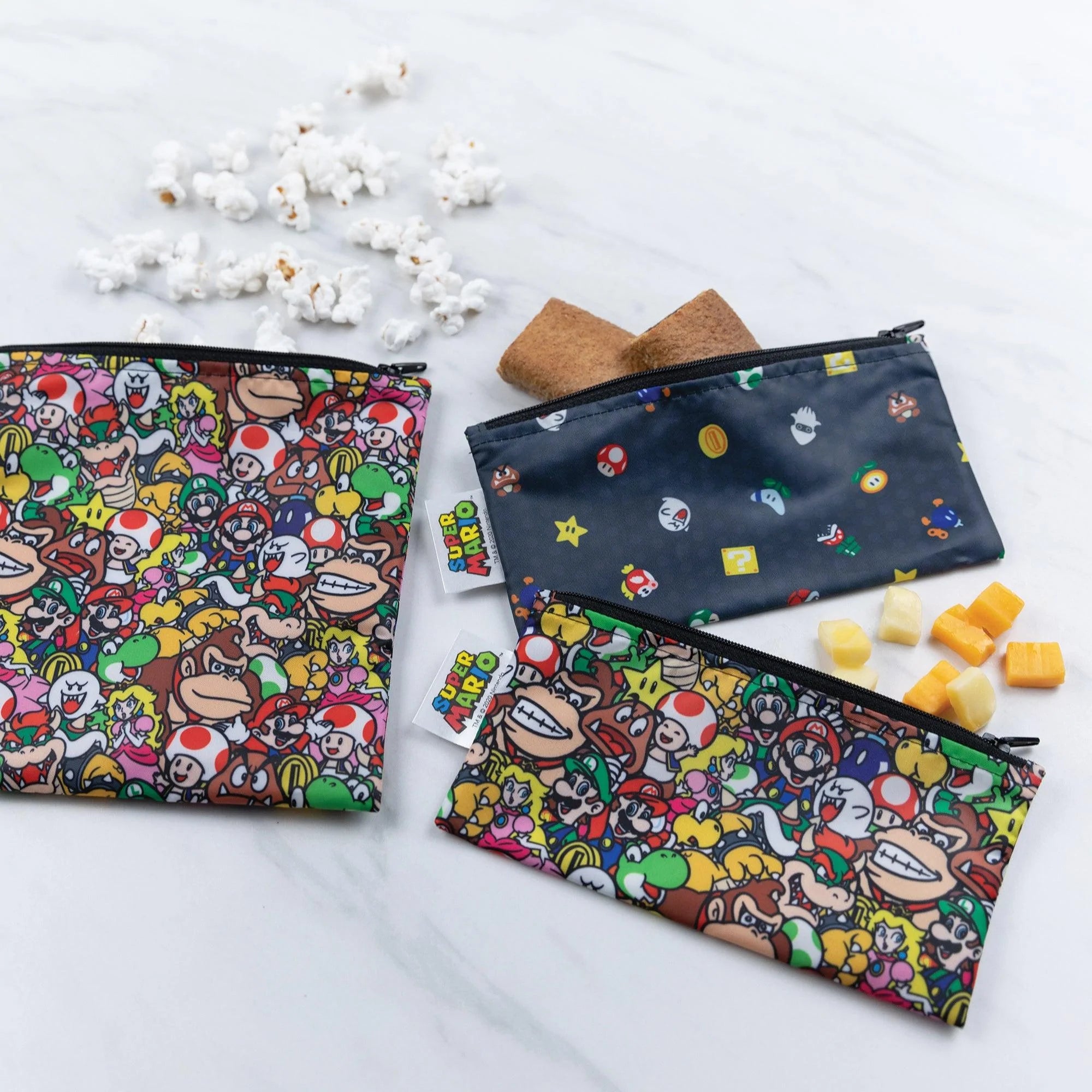 Reusable Snack Bag, 3-Pack: Super Mario™ Power Up - Bumkins