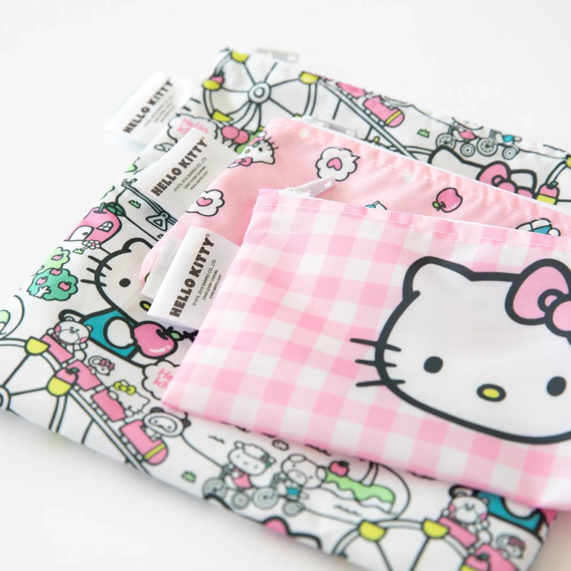 Bumkins Reusable Snack Bags (3 Pack): Hello Kitty