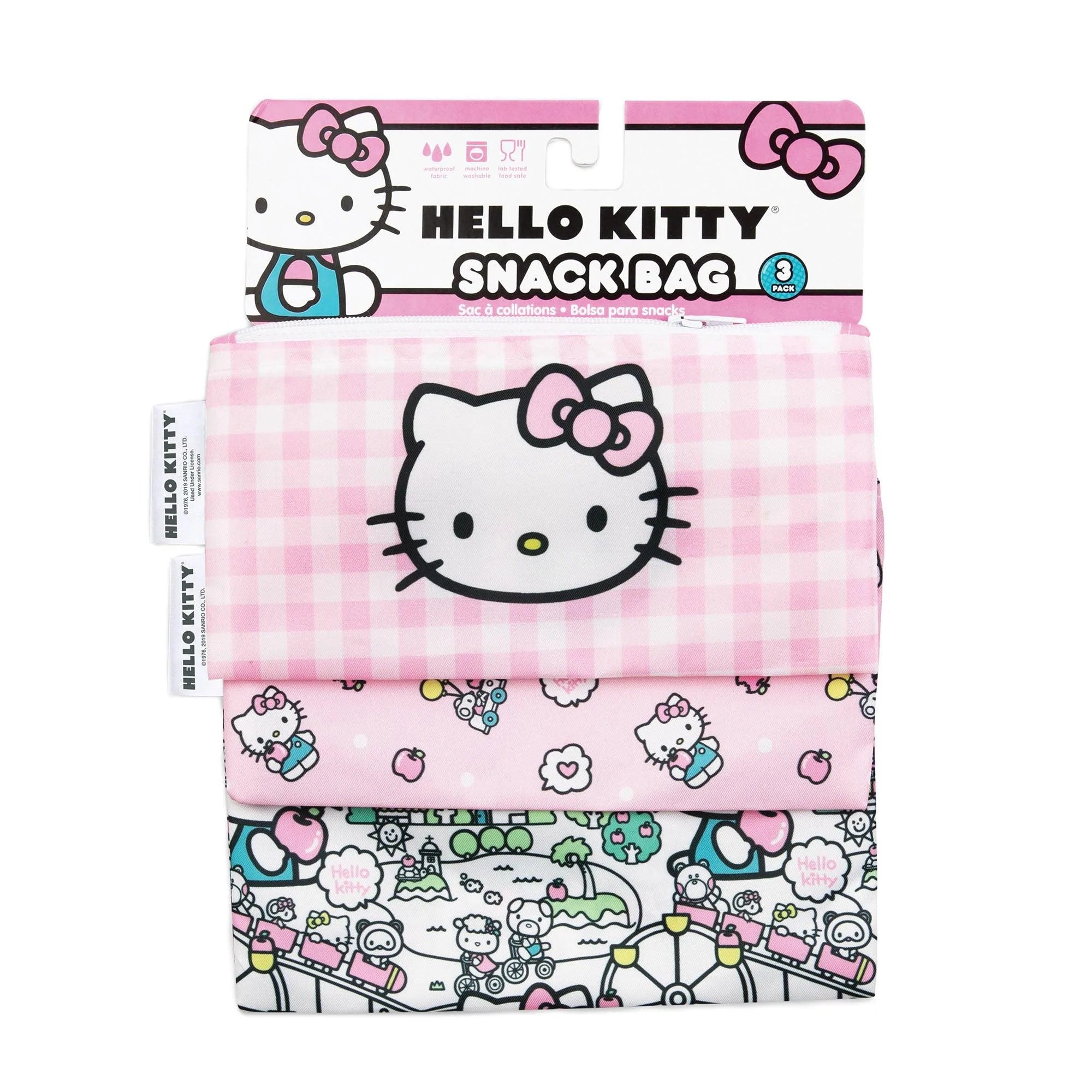 Reusable Snack Bag, 3-Pack: Hello Kitty® - Bumkins