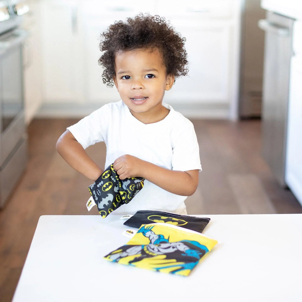 Reusable Snack Bag, 3-Pack: Batman - Bumkins
