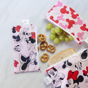 Reusable Snack Bag, Large: Minnie Mouse - Bumkins