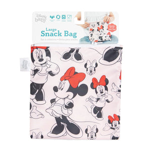 Reusable Snack Bag, Large: Minnie Mouse - Bumkins