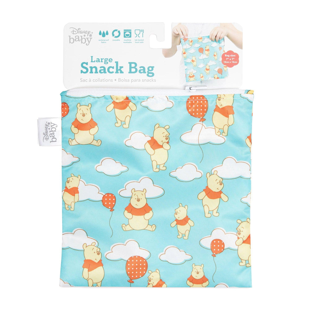 Reusable Snack Bag, Large: Winnie the Pooh Balloons - Bumkins