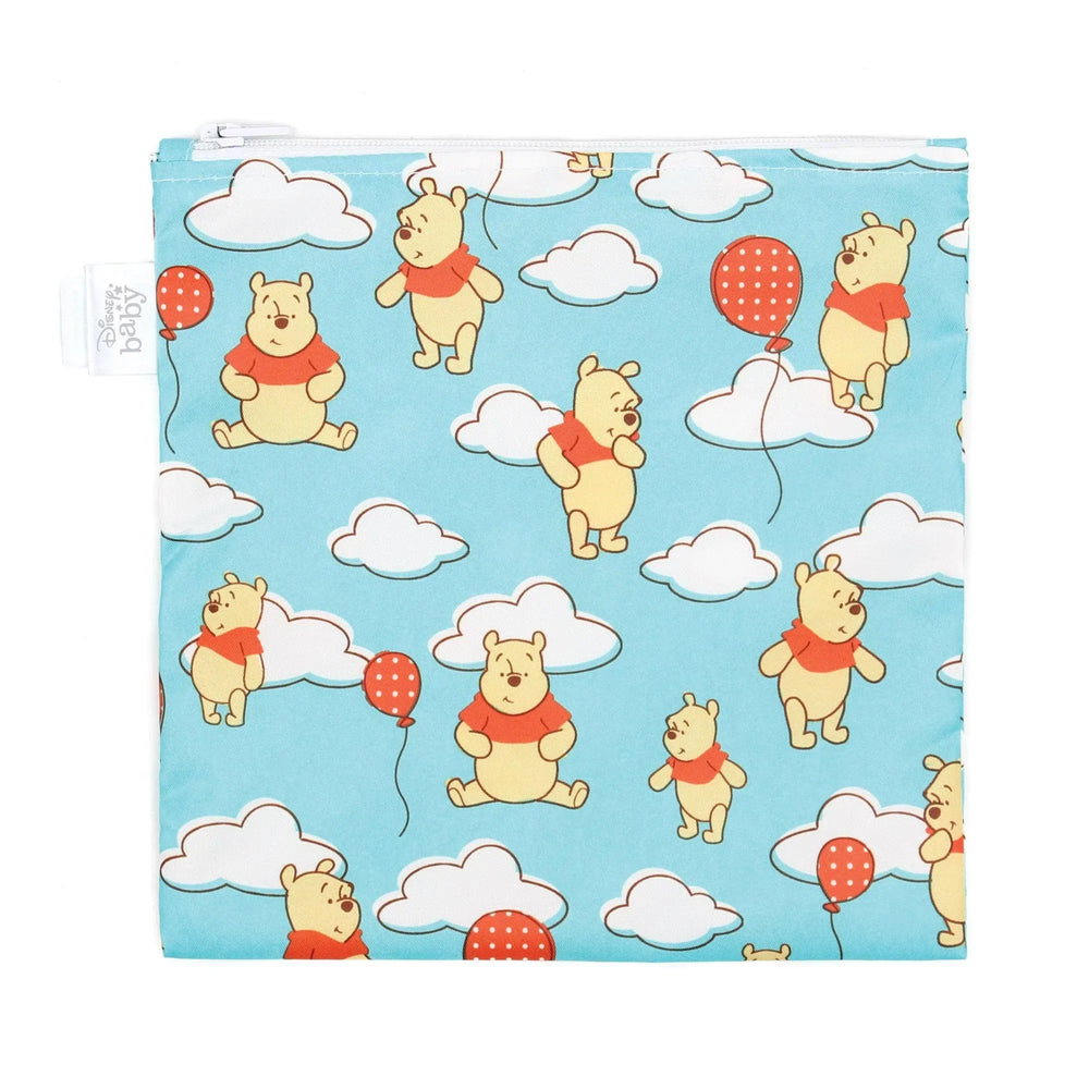 Reusable Snack Bag, Large: Winnie the Pooh Balloons - Bumkins