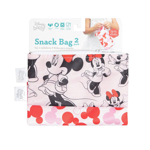 Reusable Snack Bag, Small 2-Pack: Minnie Mouse - Bumkins