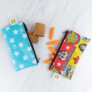 Reusable Snack Bag, Small 2-Pack: Wonder Woman - Bumkins