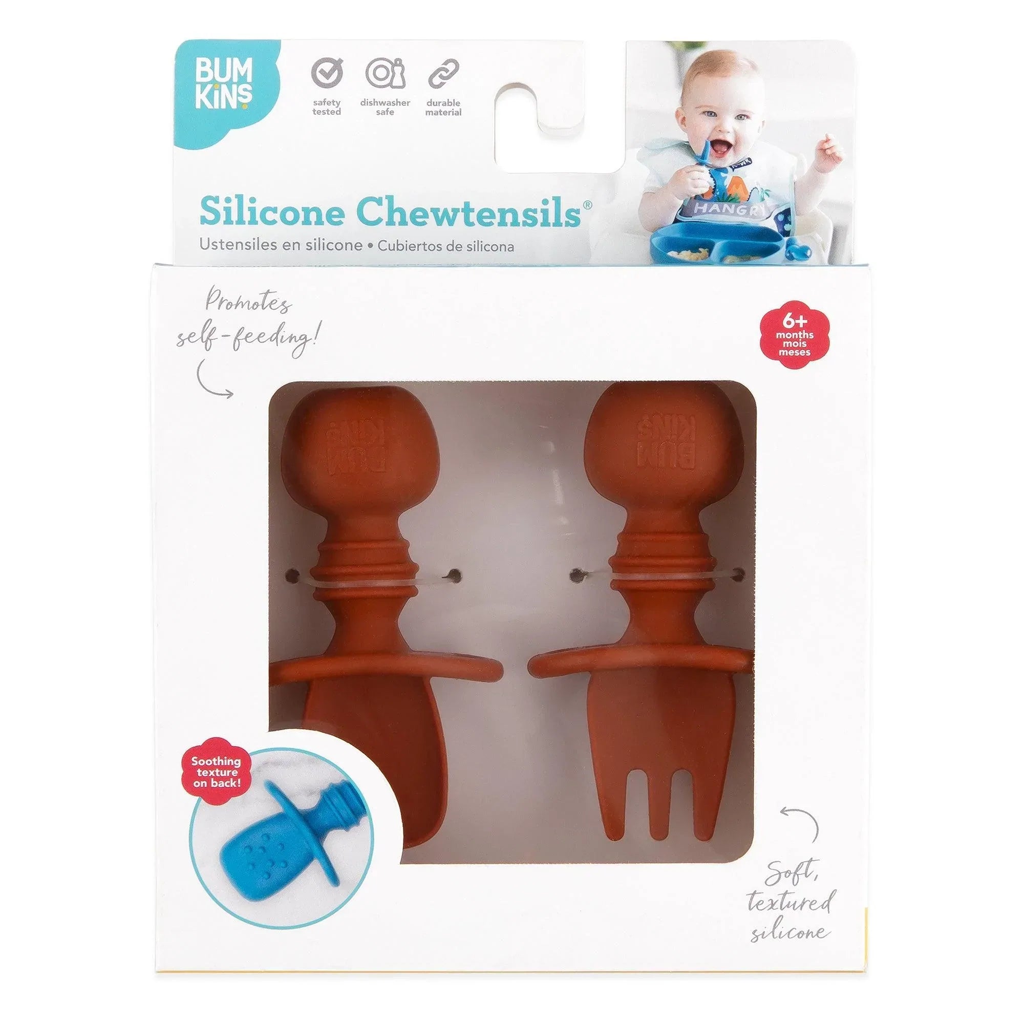 Silicone Chewtensils®: Clay - Bumkins