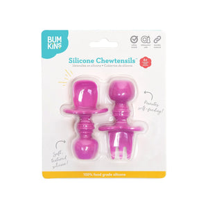 Silicone Chewtensils®: Fuchsia - Bumkins