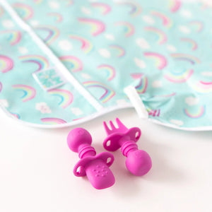 Silicone Chewtensils®: Fuchsia - Bumkins