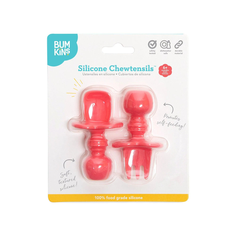 Silicone Chewtensils®: Red - Bumkins