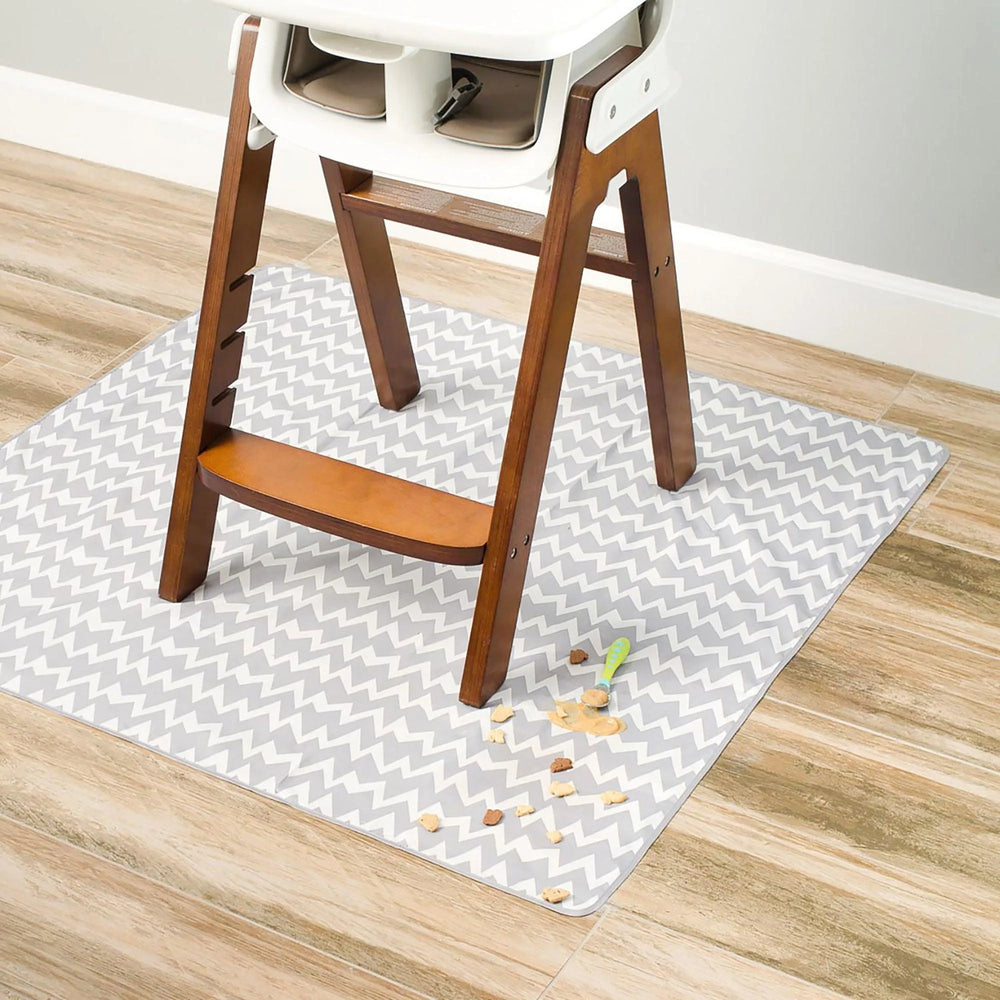 Splat Mat: Gray Chevron - Bumkins