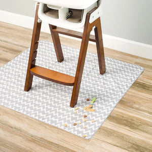 Splat Mat: Gray Chevron - Bumkins
