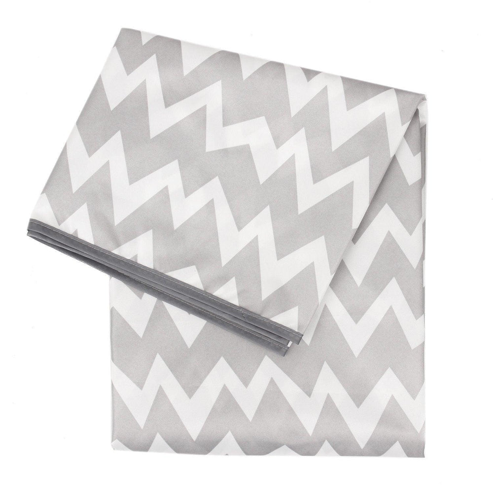 Splat Mat: Gray Chevron - Bumkins