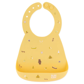 summer infant silicone bib Cute Camp Gear Silicone Baby Feeding Bibs 6-24 Months