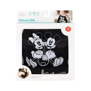Silicone Bib: Mickey + Minnie Mouse - Bumkins