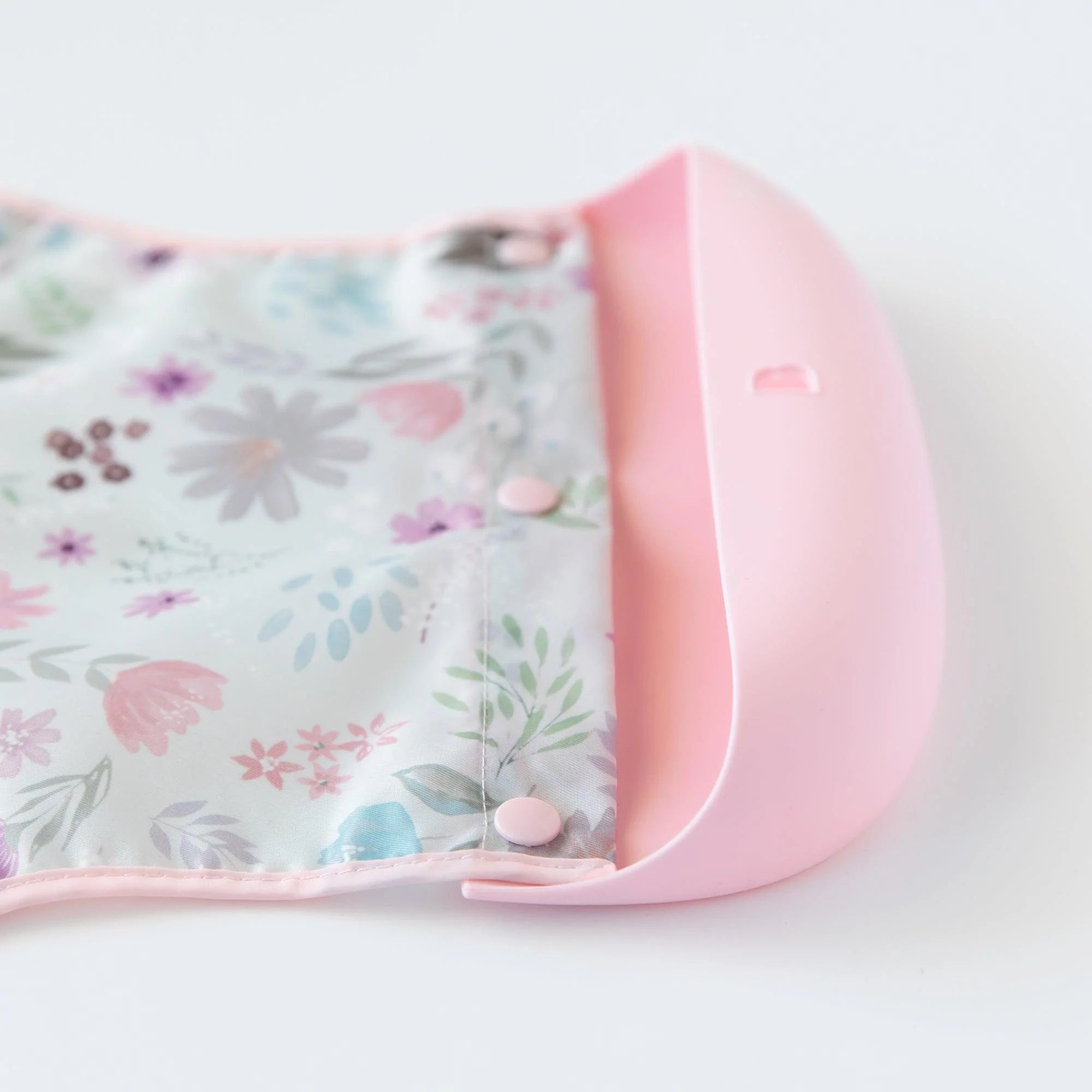 Swap Pocket Bib: Floral & Lace - Bumkins