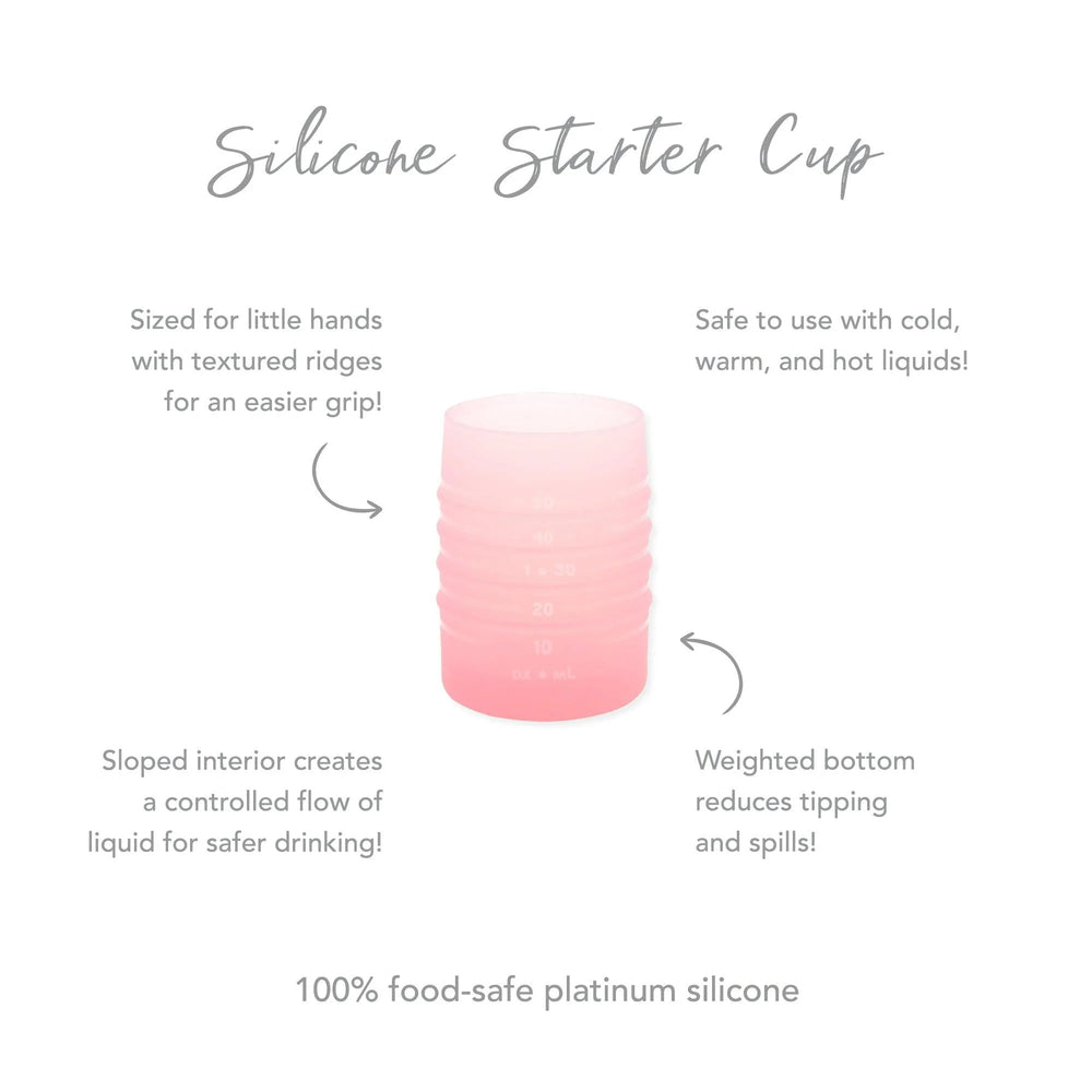 Silicone Starter Cup: Pink - Bumkins