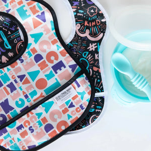 Starter Bib 2 Pack: Channel Kindness & Elements of Kindness - Bumkins