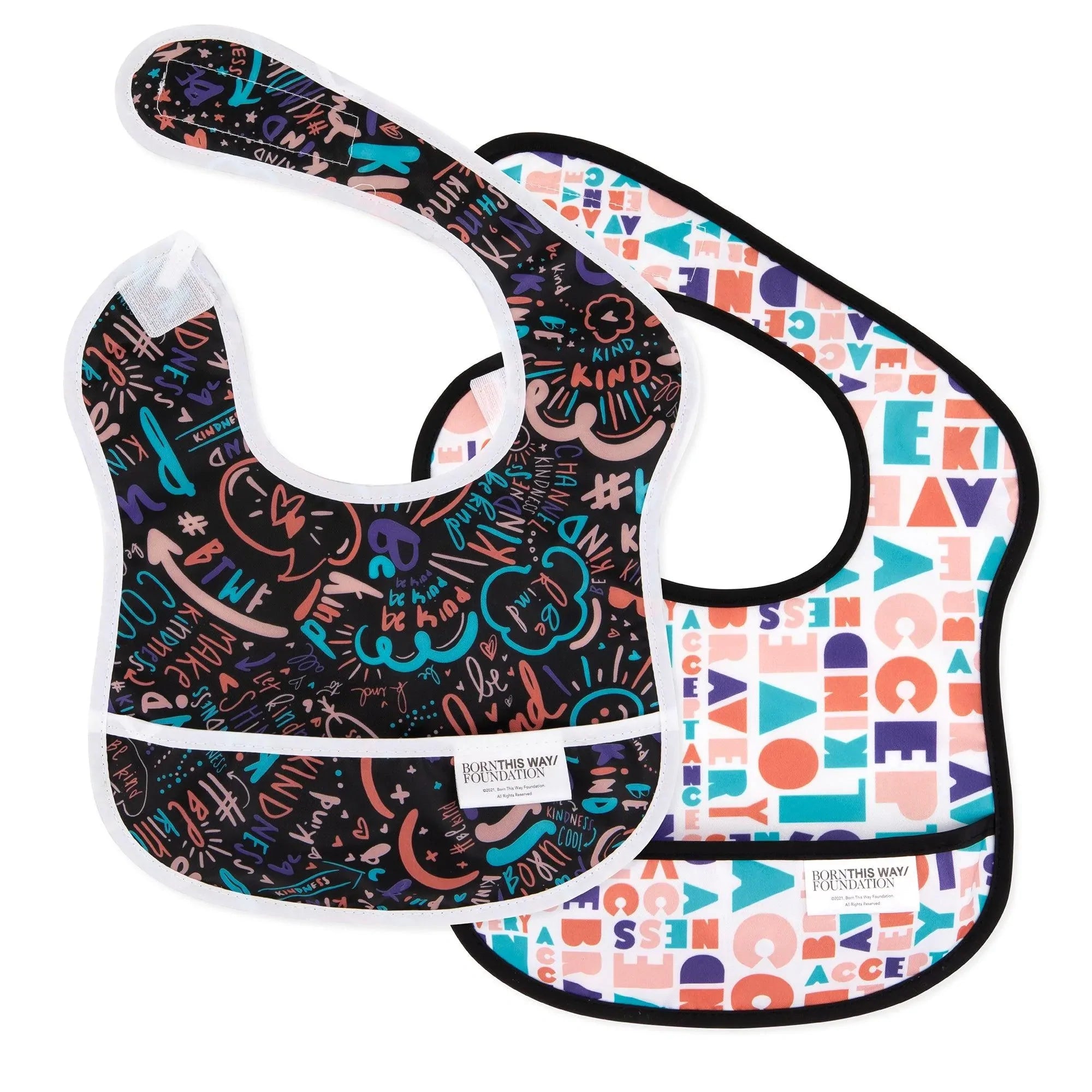 Starter Bib 2 Pack: Channel Kindness & Elements of Kindness - Bumkins