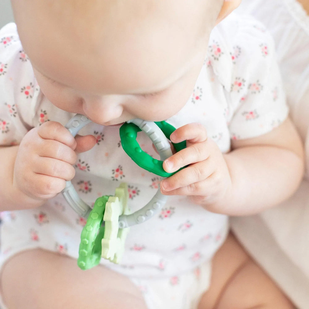 Silicone Teething Charms: Green - Bumkins
