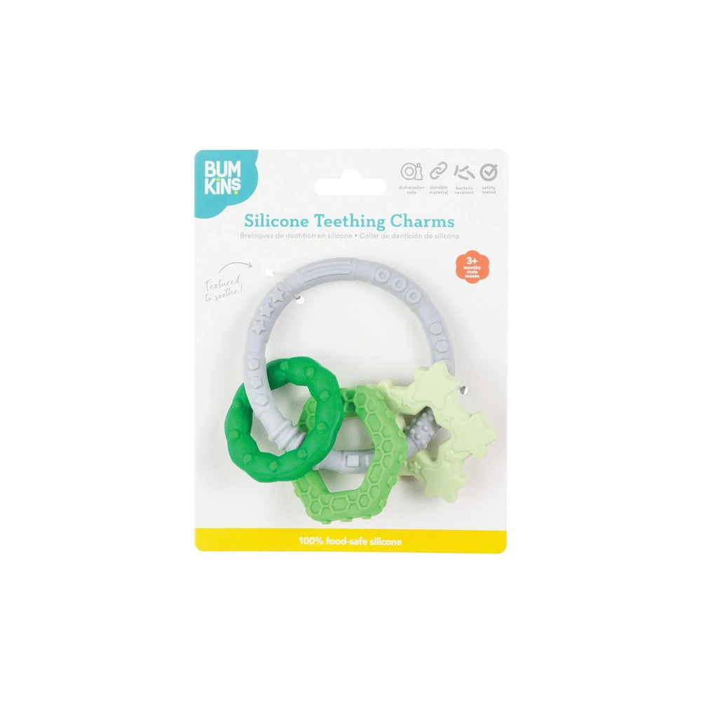 Silicone Teething Charms: Green - Bumkins