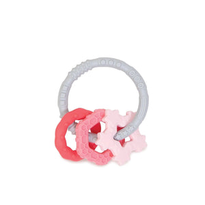 Silicone Teething Charms: Pink - Bumkins