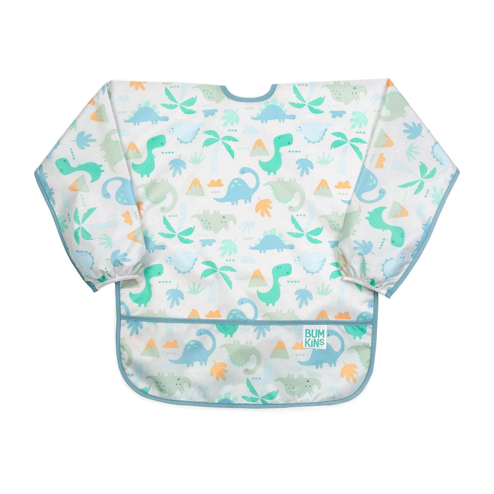 Long-Sleeved Art Smock: Dinosaurs - Bumkins