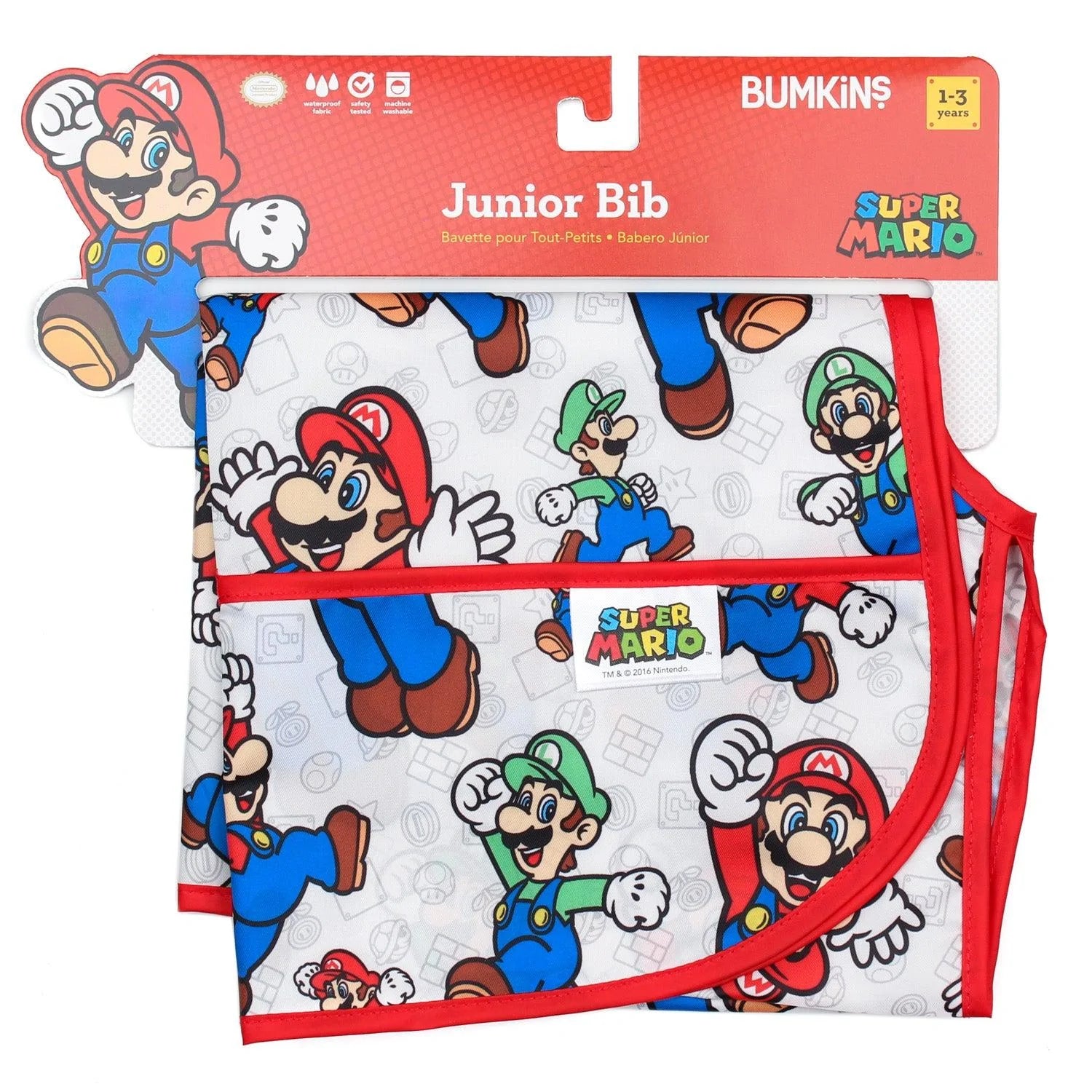 Junior Bib: Super Mario™ & Luigi - Bumkins