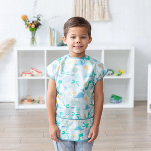Short-Sleeved Art Smock: Dinosaurs - Bumkins