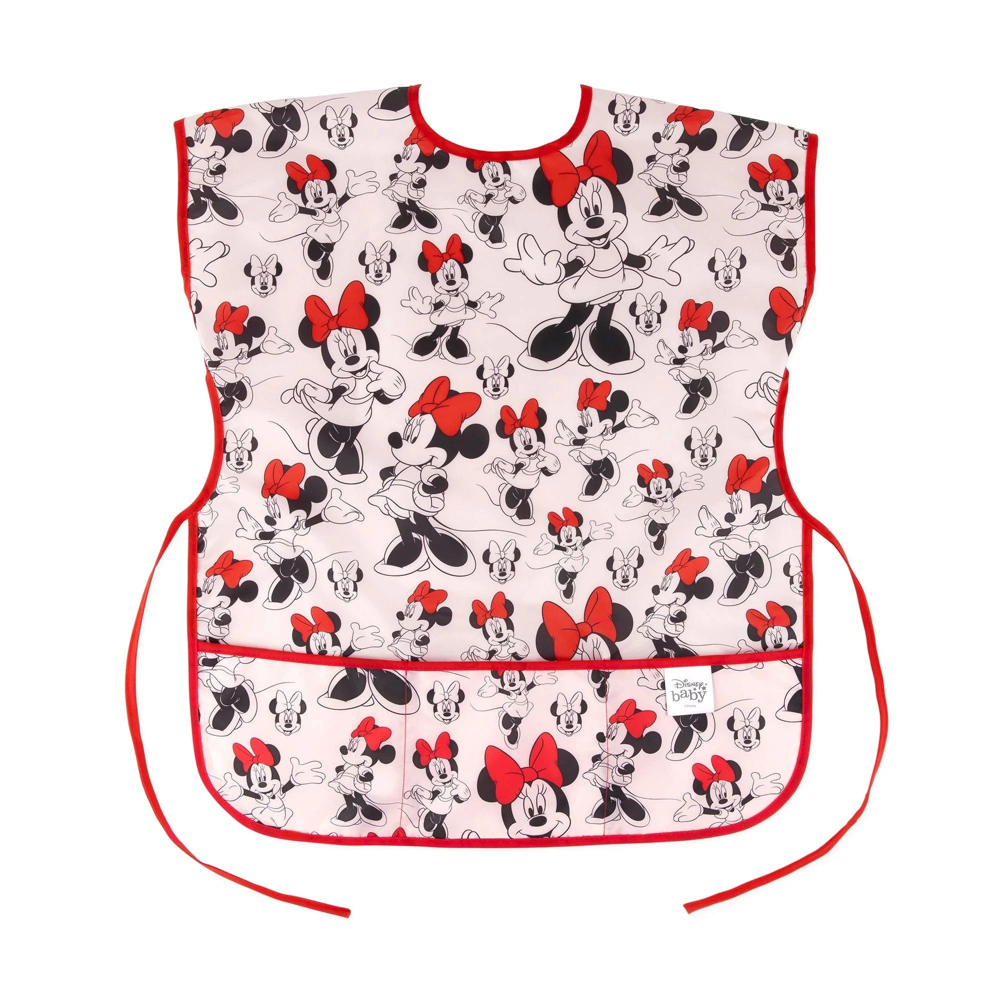 Short-Sleeved Smock: Minnie Mouse Classic - Bumkins