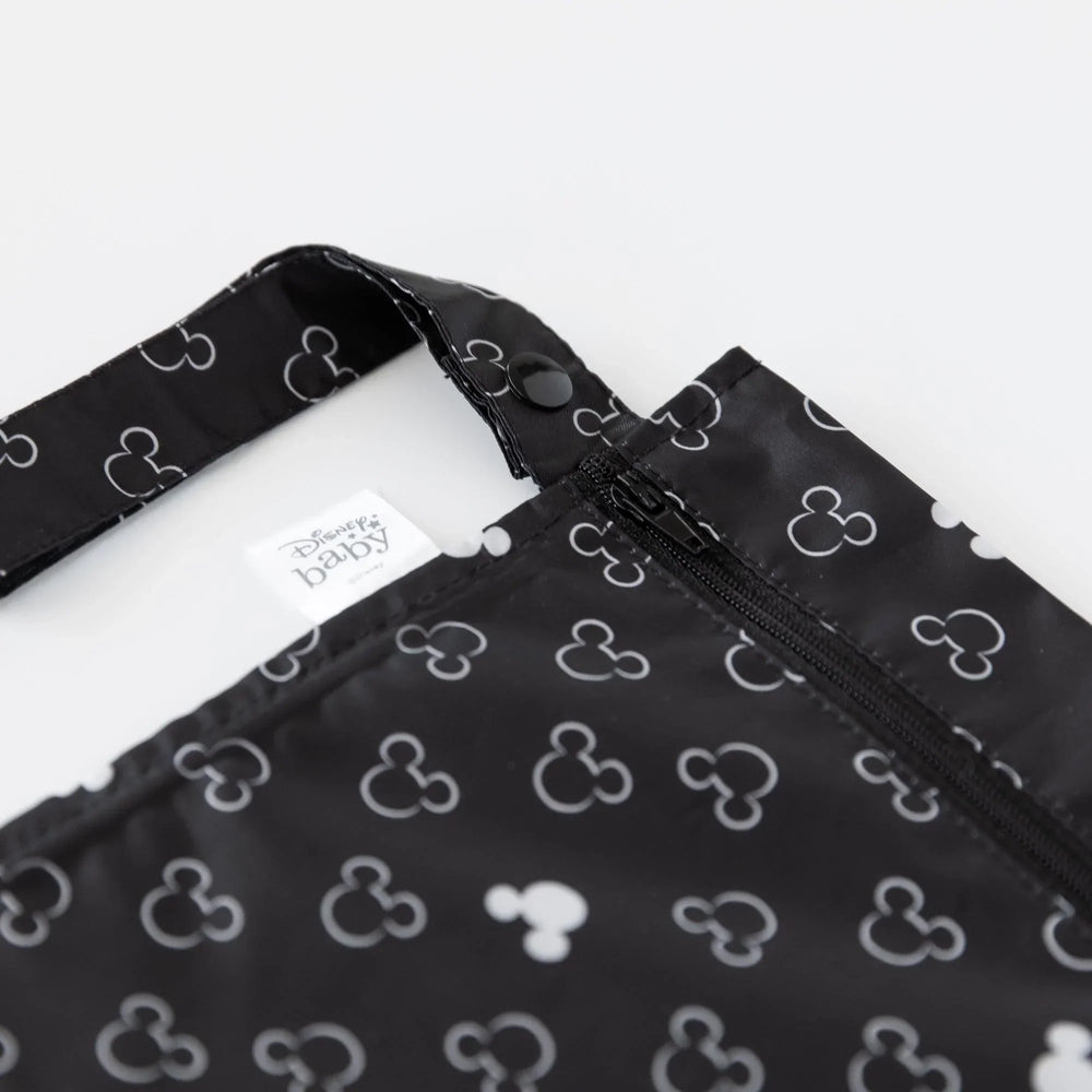Wet Bag: Mickey Mouse Icon Black + White - Bumkins