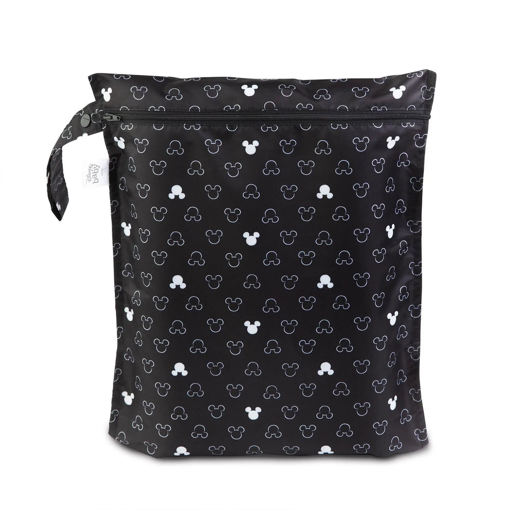 Wet Bag: Mickey Mouse Icon Black + White - Bumkins