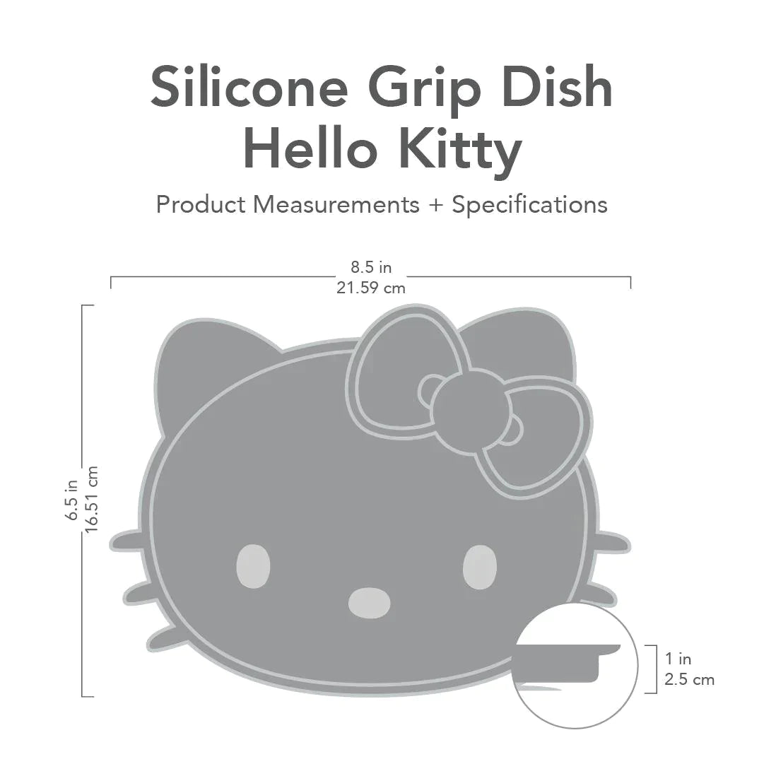 Silicone Grip Dish: Hello Kitty® - Bumkins